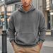 Pure Cross-Border Clothing American Style Plus Size Hooded Men's Sweatshirt Autumn Winter Double-Sided Fleece Pullover_viptrois.com