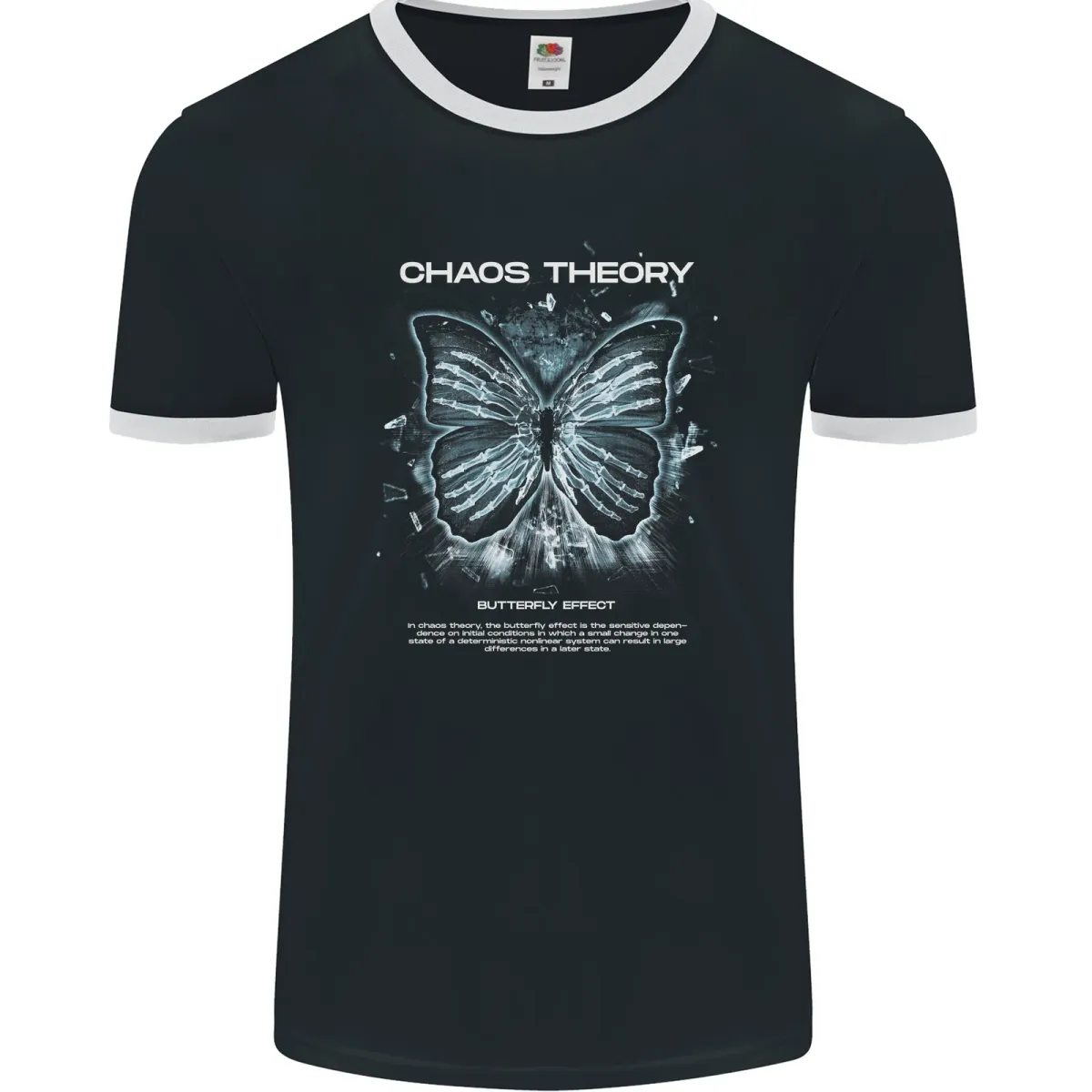 Butterfly Effect Chaos Theory Science Mens Ringer T-Shirt Mens Womens Tees Top FotL_viptrois.com
