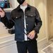 Spring And Autumn Lapel Jacket Men's 2025 New Korean Version Trend Xiaoxiangfeng Jacket High-end Sense Ruffian Handsome Men's Top_viptrois.com