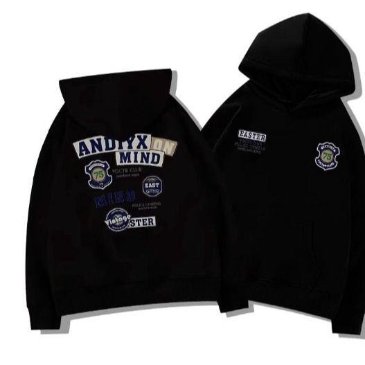American Style Trendy Brand Hooded Fleece Sweatshirt For Men, Autumn And Winter New Heavyweight Casual Versatile Couple_viptrois.com