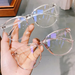 2025 Radiation For Women Retro Round Glasses Frame Anti Blue Light Eyeglasses_viptrois.com