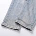 Men's Clothing Retro High Street Fashion Brand Ripped Jeans Straight Slim Fit Casual Trousers_viptrois.com