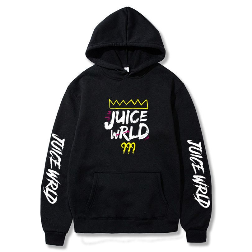 2025 New Rapper Juice Wrld Style Loose Fit Unisex Hooded Sweatshirt_viptrois.com