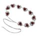 Retro Metal Heart Ruby Inlaid Waist Chain Female Personality European And American Street Skirt Chain Denim Decorative Belt_viptrois.com