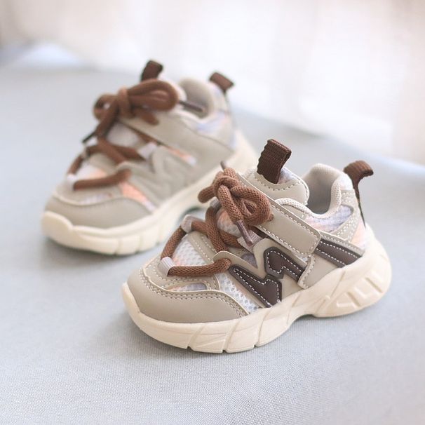 Boys' spring autumn seasons, mesh breathable casual sports children's girls' trendy and cool dad shoes, soft soles_viptrois.com