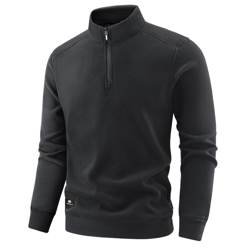 Outdoor Sports Quick-drying Men's Long-sleeved T-shirt Men's Medium And Thick Semi-zipper Sweater Quick-drying Bottoming Shirt Autumn_viptrois.com