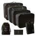 Seven Piece Storage Bag Clothes Storage Bag Portable Large Capacity Suitcase Classification Storage Clothing Bag Travel_viptrois.com