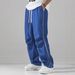 Men's Streetwear Cargo Pants - Techwear Utility Trousers With Multi-Pockets - Oversized Straight Fit For Urban Exploration_viptrois.com