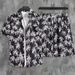 Men's Clothing Summer Short Sleeved Men's Shirt Seaside Beach Vacation Leisure Loose Shorts Men's Clothing Trend_viptrois.com