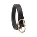 New fashionable and versatile women's belt, high-end alloy pin buckle imitation leather belt, women's decorative jeans thin belt_viptrois.com
