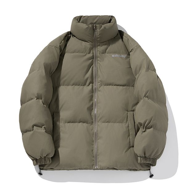 Men's Clothing Retro Stand Collar Cotton Jacket For Men Winter Trendy Brand Thickened Puffer Jacket _viptrois.com