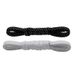 Black And White Shoelaces Flat Three Point Twill Metal Wire Shoe Accessories Suitable For Board Shoes Canvas Shoes Casual Shoes_viptrois.com