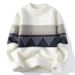 Premium Mink-Blend Mock Neck Sweater – Thickened Winter Knit (M-3XL, Grey/Beige/White, Streetwear Thermal Base Layer)_viptrois.com