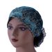 Double Layer Embroidered Fishtail Headscarf Hat – Elegant Lace Cover For Women (White Hair Friendly Design)_viptrois.com