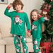 Christmas family dress Santa Claus printed family suit fashion pajamas_viptrois.com