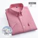 Men's Breathable Oxford Cotton Short Sleeve Shirt - Wrinkle-Free, Lightweight & Comfortable For Business Casual & Everyday Wear_viptrois.com