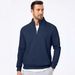 Quarter-Zip Stand Collar Sweatshirt Casual Long Sleeve Men's Winter Autumn Warm Top_viptrois.com