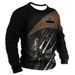 Autumn Fashion Trend New Mechanical Style Long-sleeved Men's Daily Crew Neck Sweater 3D Printing_viptrois.com