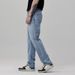 Men's Clothing Small Straight Washed, Casual, Loose, Handsome, Men's Commuting, Slim And Simple Jeans_viptrois.com