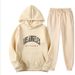 European And American Men's Fashion Spring And Autumn Hooded Solid Color Hoodie Set Men's Pullover Hoodie Set Men's Hooded Sweatshirt_viptrois.com