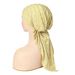 new round bubble arc tail hat Muslim Baotou hat milk silk pullover airplane hat_viptrois.com