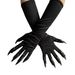 Halloween claw gloves, black sequin nails, hollowen cosplay props, long nail gloves_viptrois.com