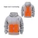 Wow Cross-Border Hooded Five-Zone Heating USB Charging Constant Temperature Warm Men's Sweatshirt Pullover_viptrois.com