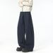 T Mousse Air Cotton Wide Leg Pants Men's Casual Straight Leg Comfortable Sports Sweatpants for Commuting And Outings Trendy Bottoms_viptrois.com