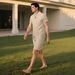 Men's Casual Button-Up Short Sleeve Shirt & Drawstring Shorts Set – Breathable Summer Beach & Office Wear (Lightweight Travel Outfit)_viptrois.com