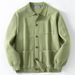 High Quality Autumn 2025 Fashion Cardigan Outerwear Men's Lapel Pure Color Single-Breasted Long Sleeve Casual Slim Sweater_viptrois.com