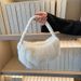 Women's Bags Autumn And Winter New Style Twisted Woven Versatile High End Plush Bag Simple Crossbody Handbag Female Fashion_viptrois.com