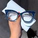 New Personalized Cat Eye Handmade Gravel Glasses Female Trendy Decorative Sunglasses Big Face Slimming Flat Glasses Net Celebrity_viptrois.com
