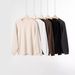 300g Heavyweight Japanese Style Simple Solid Color Long Sleeve T-Shirt For Men 2024 New Autumn Winter Versatile Pure_viptrois.com