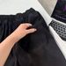 Men's Washed Pleated Denim Shorts Summer Outerwear Shark Gill Drawstring Five Point Casual Mid-Length Pants_viptrois.com