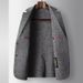 Men's Clothing wool light luxury business single middle aged and young people solid color double sided wool suit jacket_viptrois.com