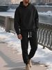 Men's Clothing Solid Color Hooded Pullover Loose Men And Women Brand Sweatshirt Versatile Couple Tops_viptrois.com