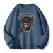 Men's Winter Fleece Thickened Printed T-Shirt Teen Top Spring And Autumn Sweater_viptrois.com