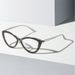 Ultra Light Diamond Studded Sexy Cat Eye Plain Glasses Style Makeup Free Artifact Anti Blue Light Glasses Slimming Eye Protection_viptrois.com