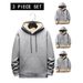 Men’s Plush Fleece Hoodie – Soft Lambskin-Like Texture, Warm & Cozy Winter Pullover_viptrois.com