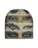 Women's Hats Personality Warm Knitted Hat Autumn And Winter Eye Print Men And Women Retro Street Fashion Small Pullover_viptrois.com