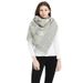 Unisex Geometric large jacquard square scarf scarf women's bib shawl_viptrois.com