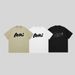Men's Crew Neck T-shirt Top, Summer New Popular Trend Loose Short Sleeves Youth Casual Half Sleeves_viptrois.com