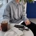 Teenage Collar Sweater Men's Autumn/Winter Warm Solid Color Long Sleeve Knitted Sweater Thread Clothes_viptrois.com
