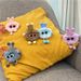 Bag Charm Celebrity Small Coal Ball Keychain Cute Cartoon Plush Bag Fur Ball Doll Pendant Car Key Chain Ring Accessories_viptrois.com