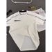 Men's Clothing High Street White Heavy Short Sleeved High End Cleanfit Half Sleeve_viptrois.com