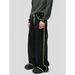 Men's clothing loose hand-painted graffiti color patchwork line jeans_viptrois.com