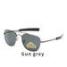 Men's Metal Square Frame Sunglasses Explosion Proof And Shatter Proof Tempered Glass Lenses Internet Celebrity Style Sunglasses For Men_viptrois.com