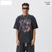 Men's Clothing Men's European And American Hip Hop Loose Short Sleeved Retro Original Printed Round Neck Top Street Long Sleeved Trendy Brand_viptrois.com