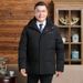 Men's Clothing Winter New Short Thickened Jacket Men's Fashion Brand Trendy Wide Lapel Dad Grandpa Down Jacket Fashion Outerwear_viptrois.com