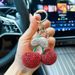 Sparkling Cherry Keychain - Ceramic Rhinestone Car Keys & Bag Charm (Perfect Gift For Her)_viptrois.com